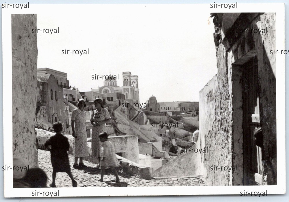 Santorini 1937 – Greece 1930s – Photo 9x6cm