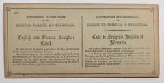 Stereoscopic View, Stereoview, Crystal Palace, English & German Sculpture Court