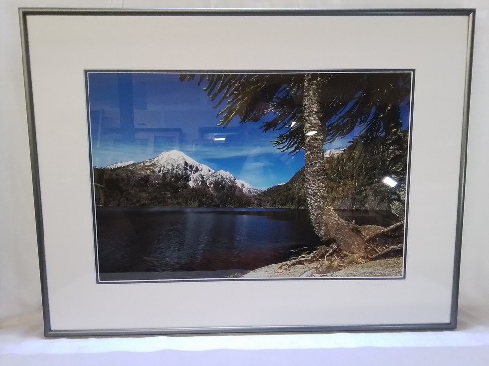 Untitled Framed Mountain Lake Landscape Photograph by Gary Carlson