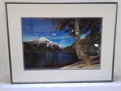 Untitled Framed Mountain Lake Landscape Photograph by Gary Carlson