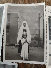 10 Original Photos 1920 Snapshot Religious Celebration In Alsatian Costume