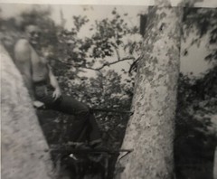 1940’s Vintage Photo Handsome Young Man Boxing Dog Beach Gay Interest Lot 12