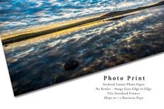 Wichita Mountains Photography Print – Picture of Sky Reflection in Oklahoma