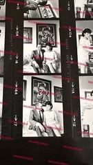 Oscar de Mejo Artist Contact Sheets By Photographer Raimondo Borea Studio Stamps