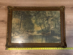 Early 20th Century Pictorialist Fine Art Photograph 16×24 Large Format Landscape