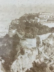 Jean GILETTA (1856-1933) Photograph Panorama Of Monaco General View 23 X 58 Cm