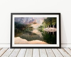 Colorado Alta Lake – Mountain Alpine Lake Autumn Reflection Photography Print