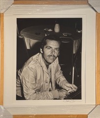 Framed Greg Gorman Art Print – Jack Nicholson – Signed by Greg Gorman