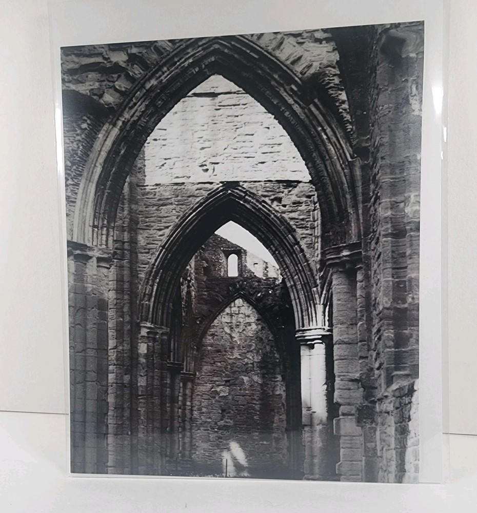 Vintage (Reprint) 8X10 Photo Europe 1973 Architecture Church Black & White