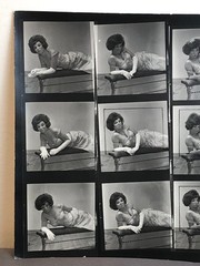 NEWLY FOUND! Hendrickson PHOTO Contact Sheet Proof & Negatives SEXY VOLUPTUOUS