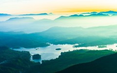 Digital Image Picture Photo Wallpaper Background Sri Lanka Foggy Highlands Green