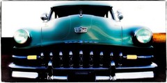 Fine Art Photography, Color print, 9×18, 1949 DeSoto