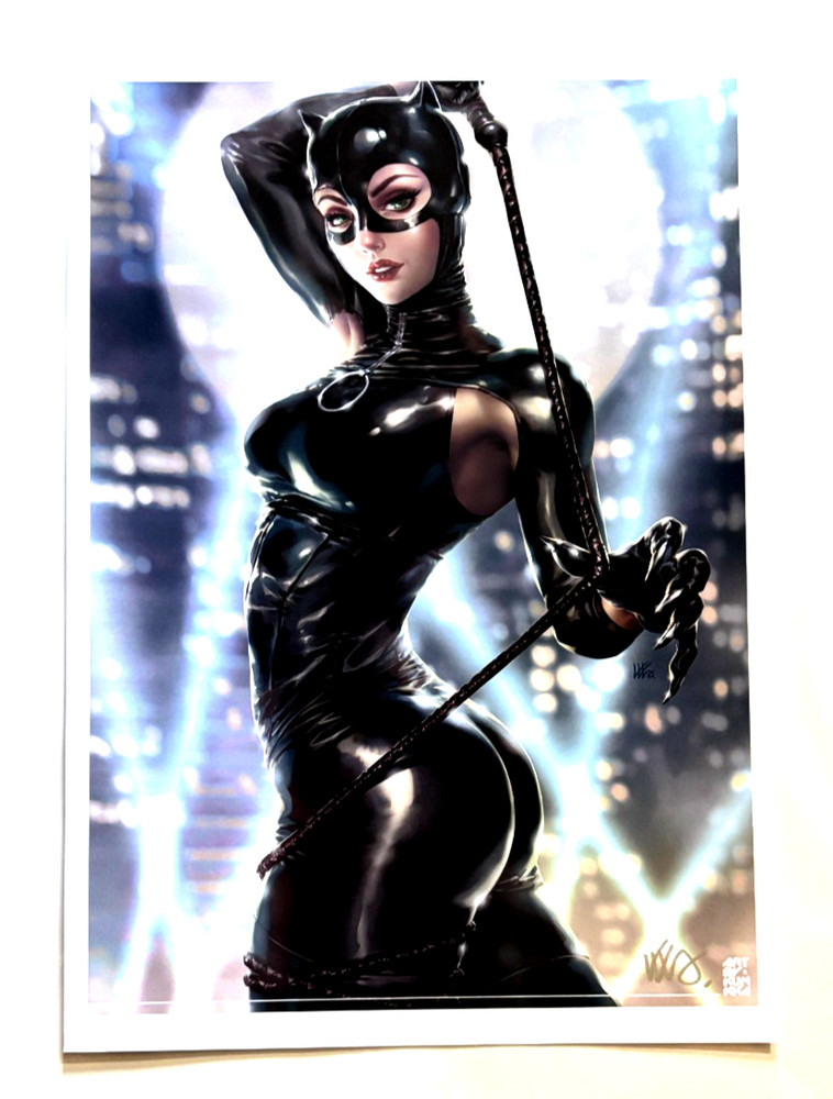 CATWOMAN KUN EXCLUSIVE LIMITED EDITION ART PRINT NM+