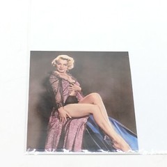 Marilyn Monroe Purple Lingerie Print Color Photo