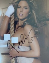 Britney Palmer/UFC Playboy Model Hand Signed 8×10 Autograph COA