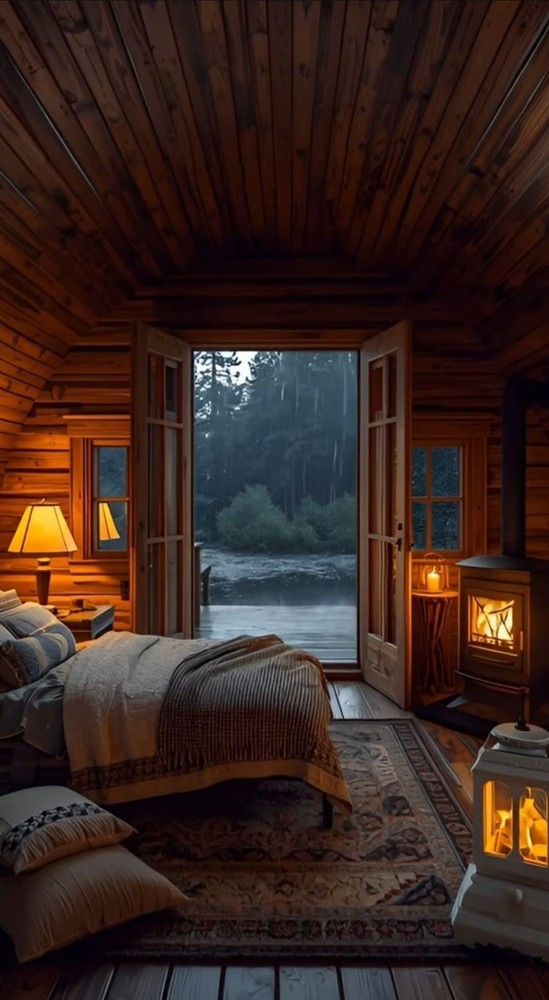 8*10 cozy cottage house photo print warm beautiful home wall art decor bedroom