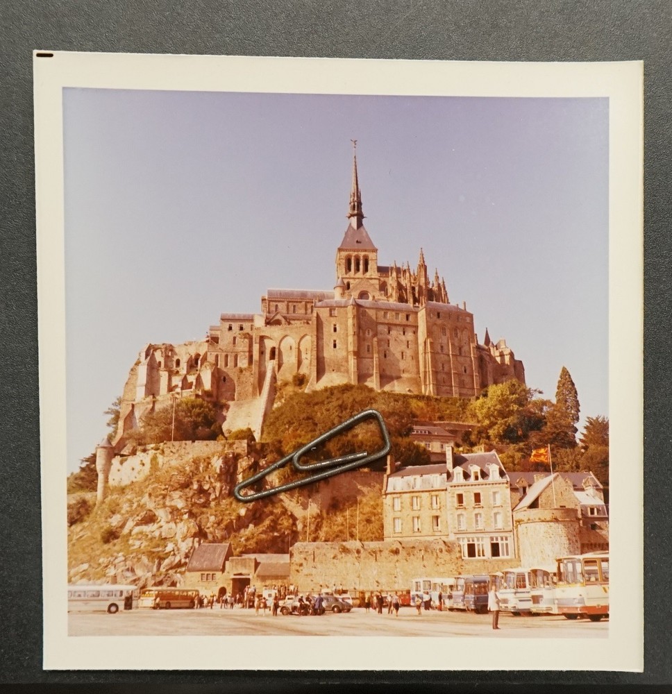 Photo View Saint Malo Brittany Mont-Saint-Michel Coach Vintage Colour 1971