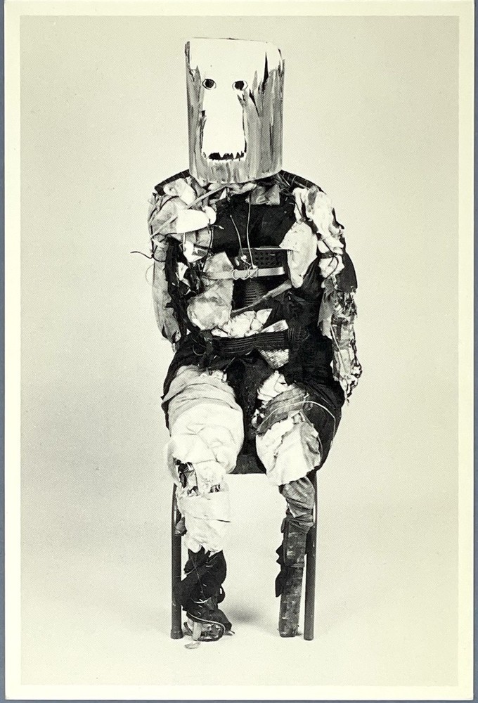 David Finn (b. 1952) Art Show Announcement Card 1986 – Masked Figures