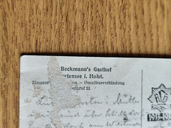 Postcard field post postcard Westensee Beckmanns Gasthof FG
