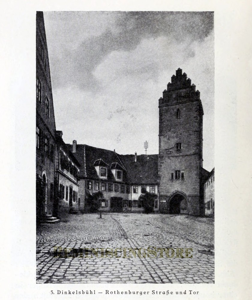 German Dinkelsbühl © 1921 Reprint vintage Picture