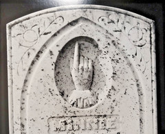 Robert K Byers (1918 – 2021) Signed 1984 Church Gravestone Tomales CA Photograph