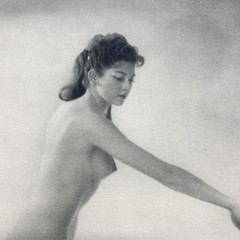 Vintage 20th Century BN Dance 20×30 Ballerina Art Nude Photography Print