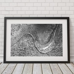 St John Beaches Aerial Photography Wall Art Decor, East End Coastline USVI