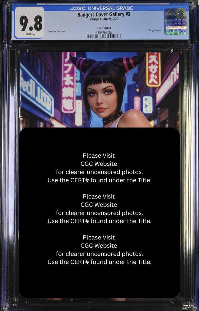 2026 Bangers Comics Juri Cosplay VIRGIN Full Chase Variant LE 100 | CGC 9.8