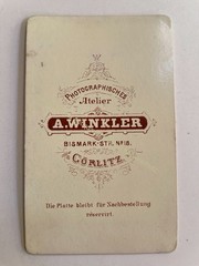 orig. CDV photo photograph man gentleman fashion picture old around 1880 A. Winkler Görlitz