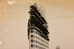 1901 Construction of the Flatiron Building in New York City Photo Not Reprint