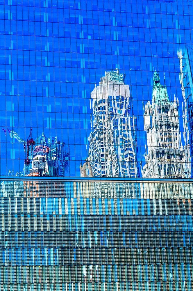 Architecture reflection class fine art wall art office art new York City 