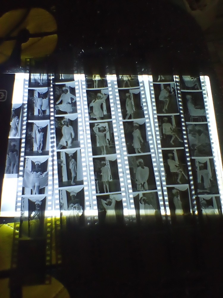 Vintage Negatives Lot of 38 «Lady Getting Dressed» Sexy Shots