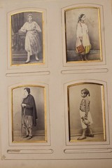 Antique Photo Album 63 Sepia Portrait Photos Women Family Rabin France 1888