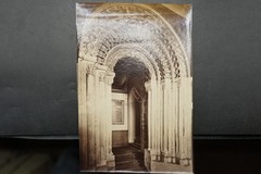 Photo View England Cathedral Durham Church Cathedral Door Entrance Gate Arch Picture Old