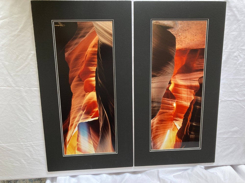 ANTELOPE CANYON, ARIZONA X2 Signed FRED & JOAN HANSELMANN Limited Edition Print