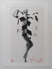 Bert Stern – Marilyn Monroe -with black white scarf – limited & signed