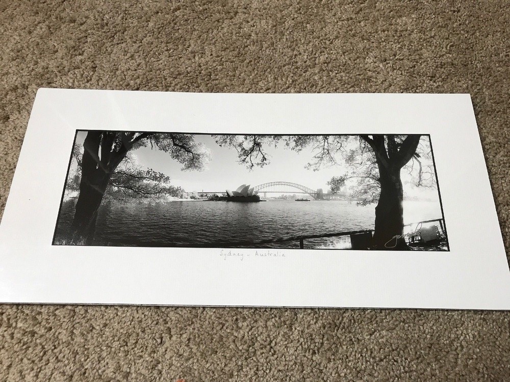 Jonathan Marks Sydney Australia 8 1/2″ x 17 3/4″ Signed Photograph Sealed New