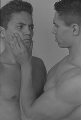 90′ male models photos printed from photographers original negative