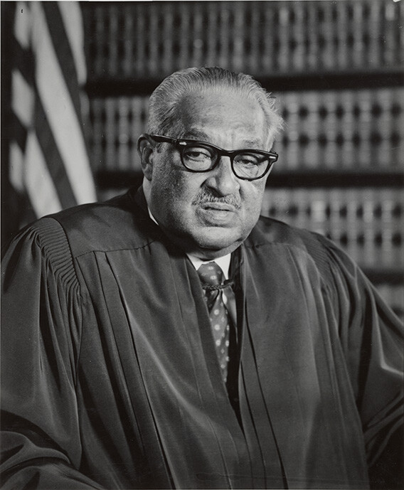 Justice Thurgood Marshall Photograph – Vintage Photo from 1976