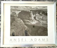 Ansel Adams Lithograph auth. 1995 Gardner framed canyon Chelly Arizona 27×33