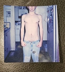 3 3/8″ X 3 5/8″ Snapshot Photograph Man Shirtless Gay Interest Sexy LGBTQ+ (BF)
