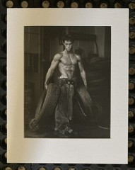 FRED WITH TIRES Hollywood 1984 Herb Ritts Art Photo 8×10/11×14 inches