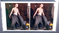 Boris Starosta 3D Stereoview – Kitty A 42 – nude model signed 2019