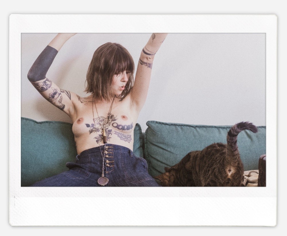 Art nude model Sawyer Instax Wide Instant Film Print