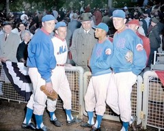 Gil Hodges-labine-neal-craig-opening-day-1962 8×10 Colorized Print-FREE SHIPPING