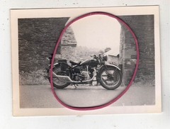 PHOTO PHOTO OLD MOTORCYCLE BSA