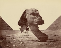 Sphinx and Pyramids by Félix Bonfils 11″x14″ Photograph Print 11×14