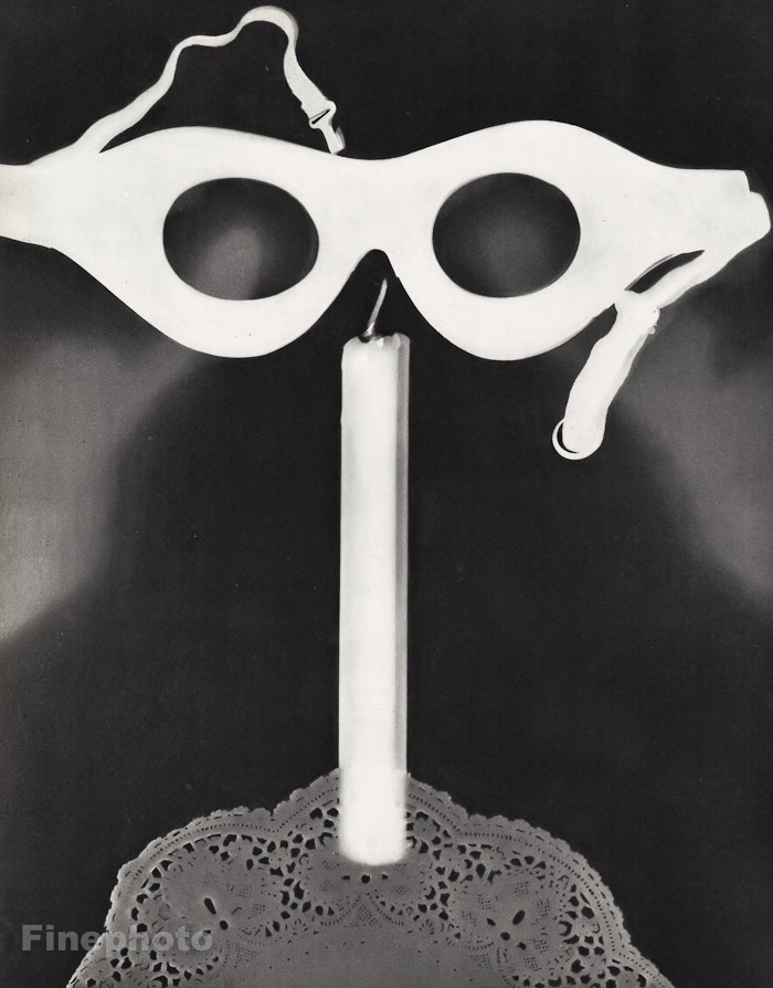 1923/34 Original MAN RAY Rayograph Photogram Surreal Mask Vintage Photo Gravure