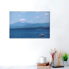 Lake Champlain Vermont Landscape Photo | Metal Print | Fine Art Photography VT