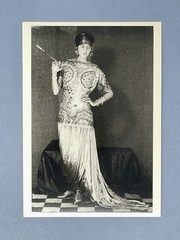 Peggy Guggenheim In Poiret Gown Art Print Card Photo By Man Ray Fotofolio 4”x6”